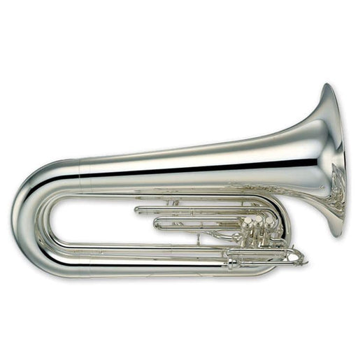 Yamaha YBB-202MSWC BBb Marching Tuba With Case - Silver Plated