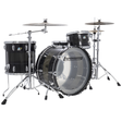 Ludwig VistaLite Pro Beat 3-Piece Shell Pack - Black Sparkle/Smoke/Black Sparkle
