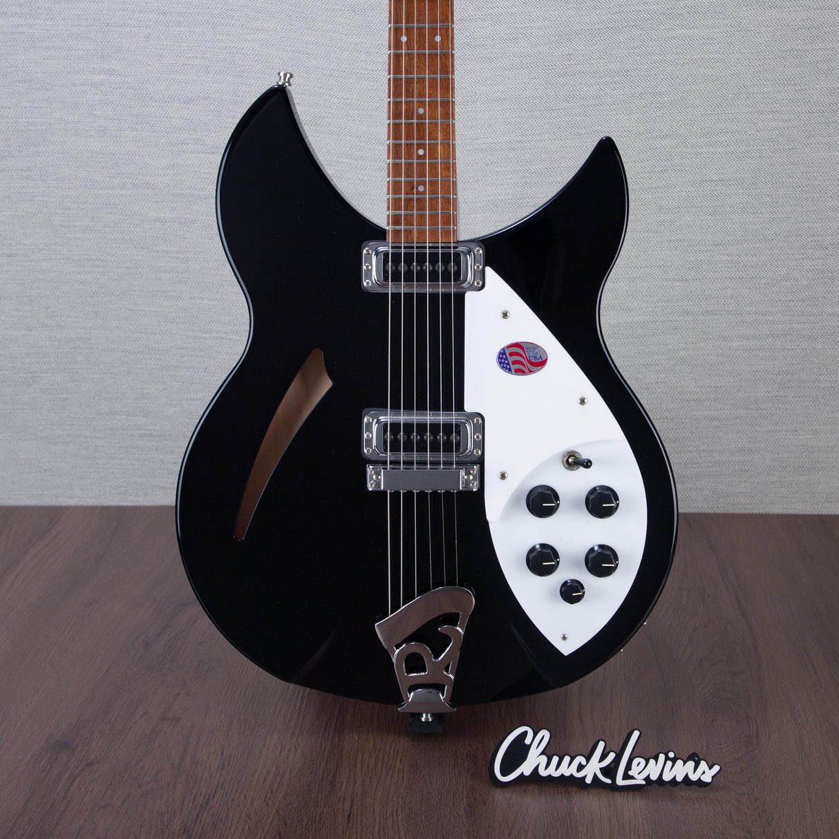 Rickenbacker 330 Semi-Hollowbody Electric Guitar - Jetglo - #2421755