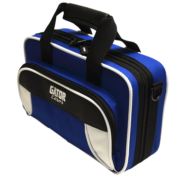 Gator GL-CLARINET-WB Spirit Series Lightweight Clarinet Case, White And Blue