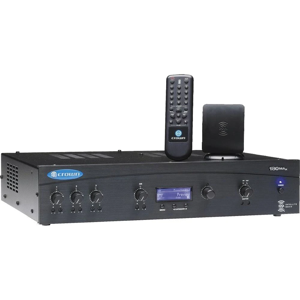 Crown Commercial Audio 180MAx Mixer-Amplifier - New