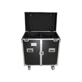 ProX XS-MH30WASHX2W for Two Moving Head Fixtures ATA Flight Style Road Case with Casters