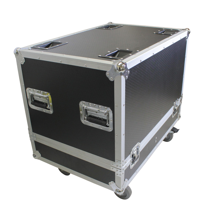ProX X-RCF-HDL6A LA X4W Line Array Flight Case for 4 RCF HDL6-A HDL26-A Speakers W/Wheels
