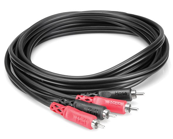 Hosa CRA-206 Stereo Interconnect - Dual RCA To Dual RCA, 6 Meters