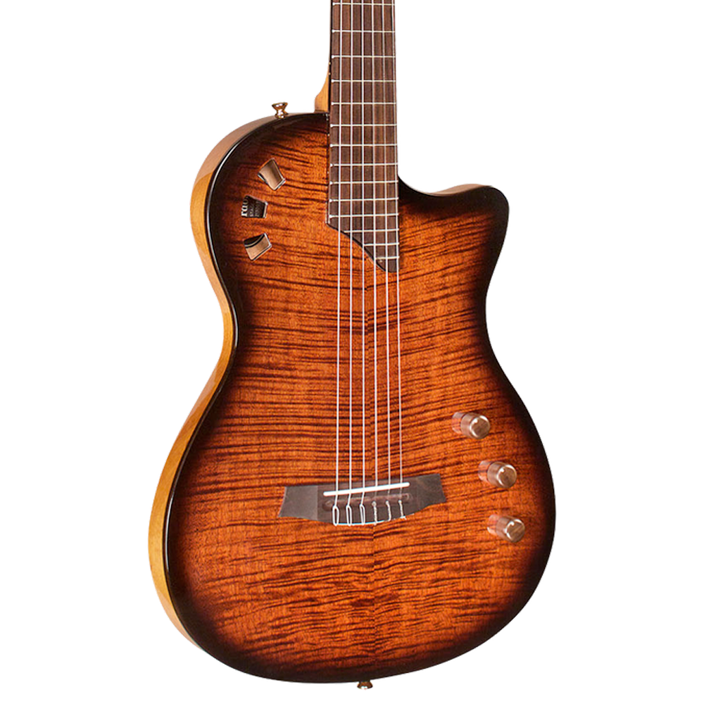 Cordoba Stage Electric Nylon String Guitar - Edge Burst - New