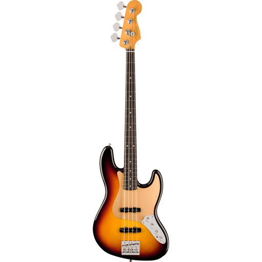 Fender American Ultra II Jazz Electric Bass Guitar, Ebony Fingerboard - Ultraburst