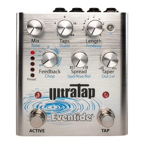 Eventide UltraTap Rhythmic Tap Delay with Reverb and Modulation Guitar Effects Pedal