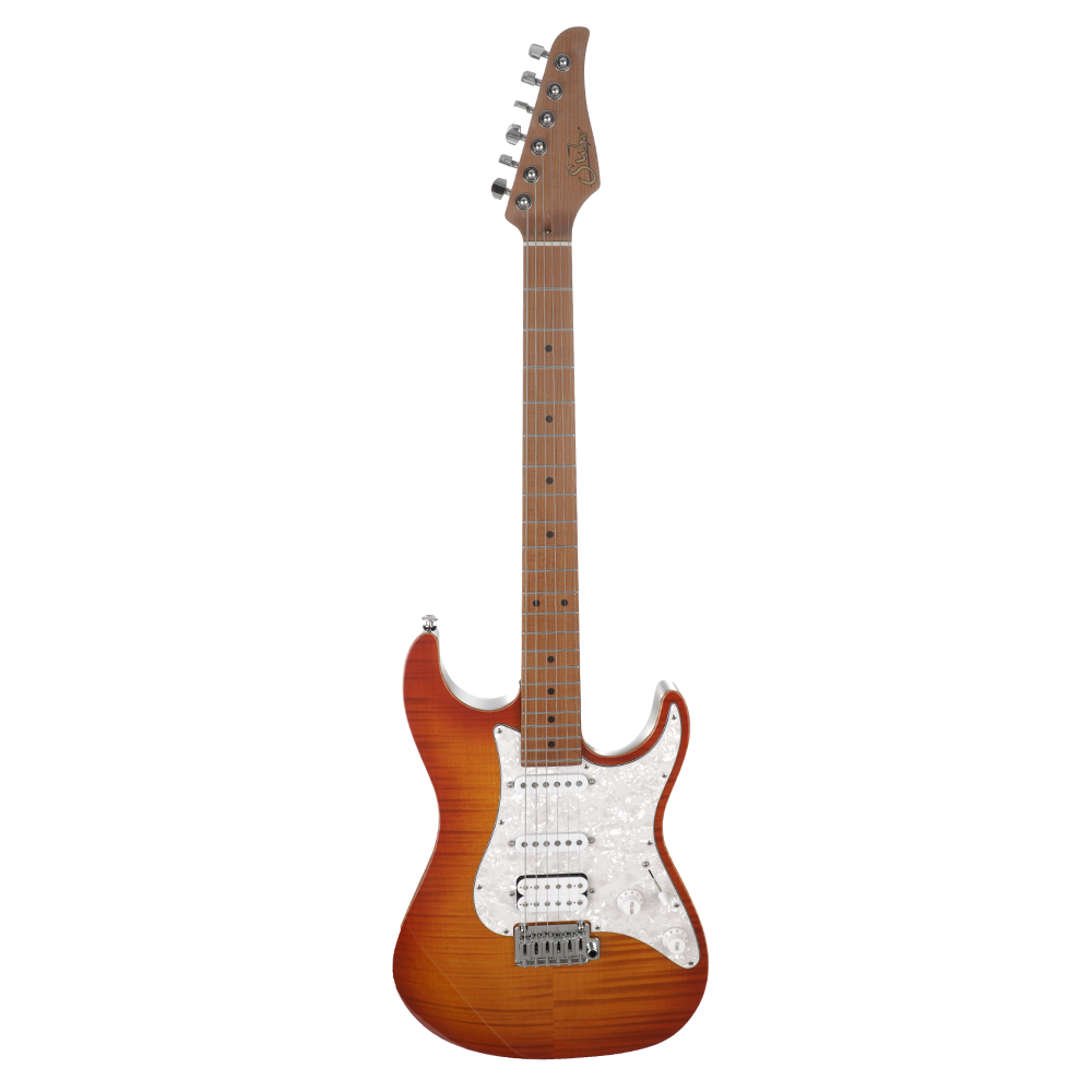 Suhr Standard Plus, Roasted Maple Fingerboard - Trans Honey Amber Burst - New