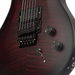 PRS Dustie Waring Signature CE24 Electric Guitar - Satin Fire Red w/Black Wrap Custom Color - New