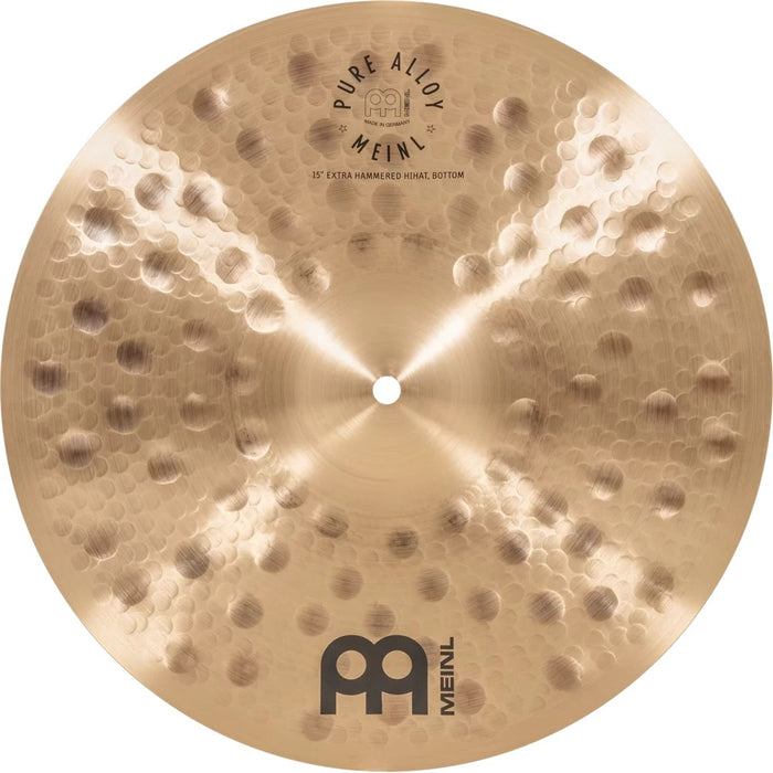 Meinl 15-Inch Pure Alloy Extra-Hammered Hi-Hat Cymbals