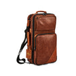 GARD 5-ECLN-LT Elite Compact Triple Trumper Gig Bag - Antique Dark Natural Tan Leather