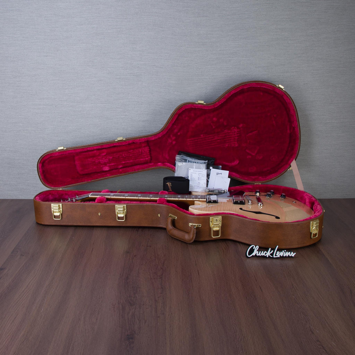 Gibson ES-335 Figured Semi-Hollow Electric Guitar - Natural - #232250213