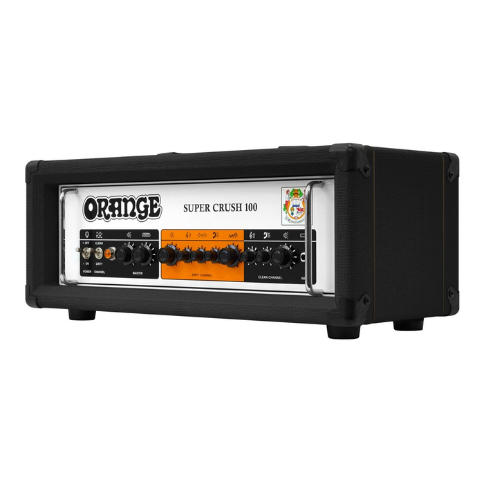 Orange Super Crush 100 Watt Guitar Amplifier Head - Black - New