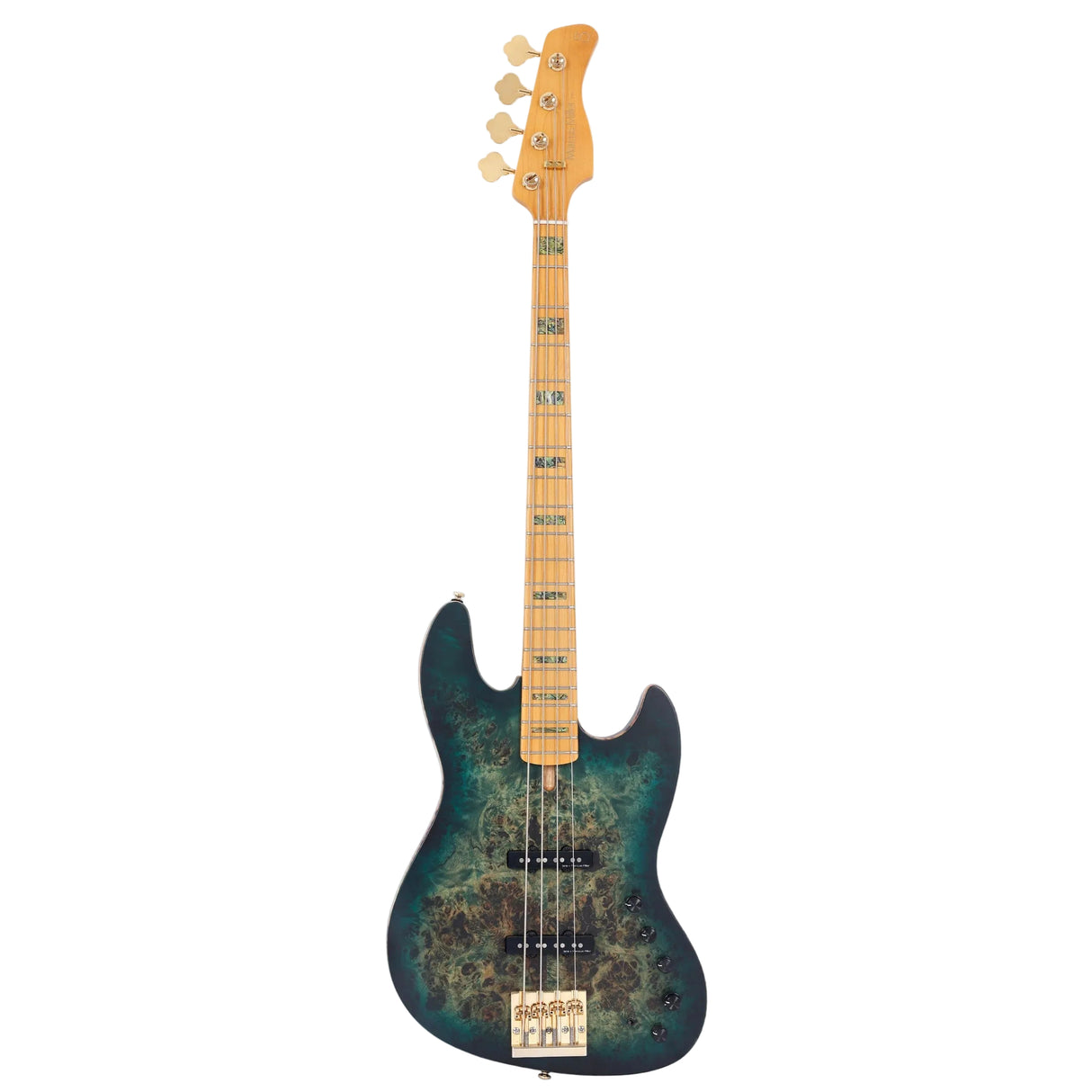 Sire Marcus Miller V10 Electric Bass Guitar - Transparent Green Satin