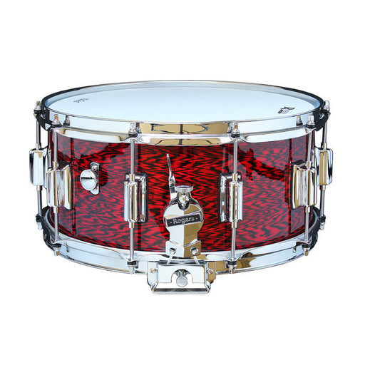 Rogers 14" x 6.5" Dyna-Sonic Classic Snare Drum w/ Beavertail Lugs - Red Onyx