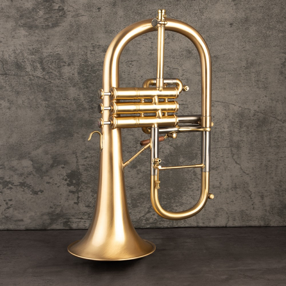 Scodwell Bb Flugelhorn with Rose Bell - Brushed Lacquer