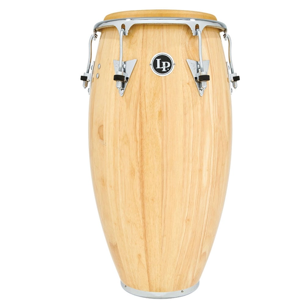 LP LP552X-AWC Classic Series Wood Tumba, 12 1/2-Inches, Natural/Chrome