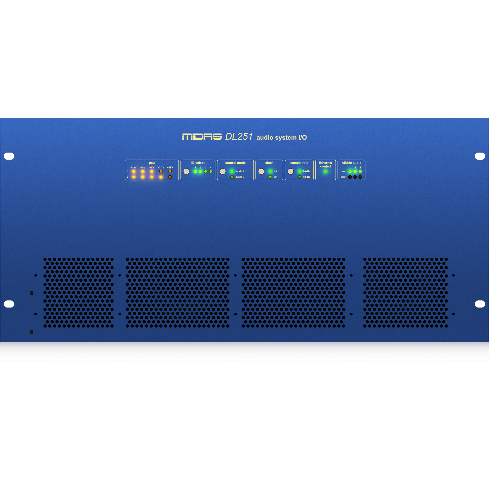 Midas DL251 48-Input Output Stage Box with Microphone