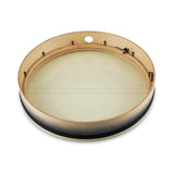 LP 20 x 4-Inch Tunable Bendir Frame Drum - Black-to-Natural Fade