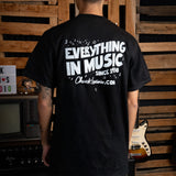 Chuck Levin's Basic Band T-Shirt - Black, S - New,S