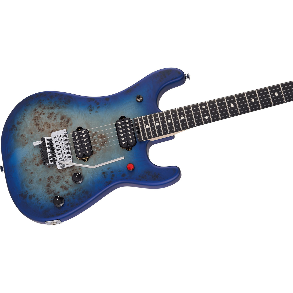EVH 2021 5150 Series Deluxe Poplar Burl Electric Guitar - Aqua Burst - New