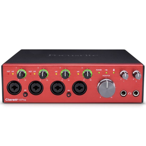 Focusrite Clarett+ 4Pre 18-In/8-Out Audio Interface