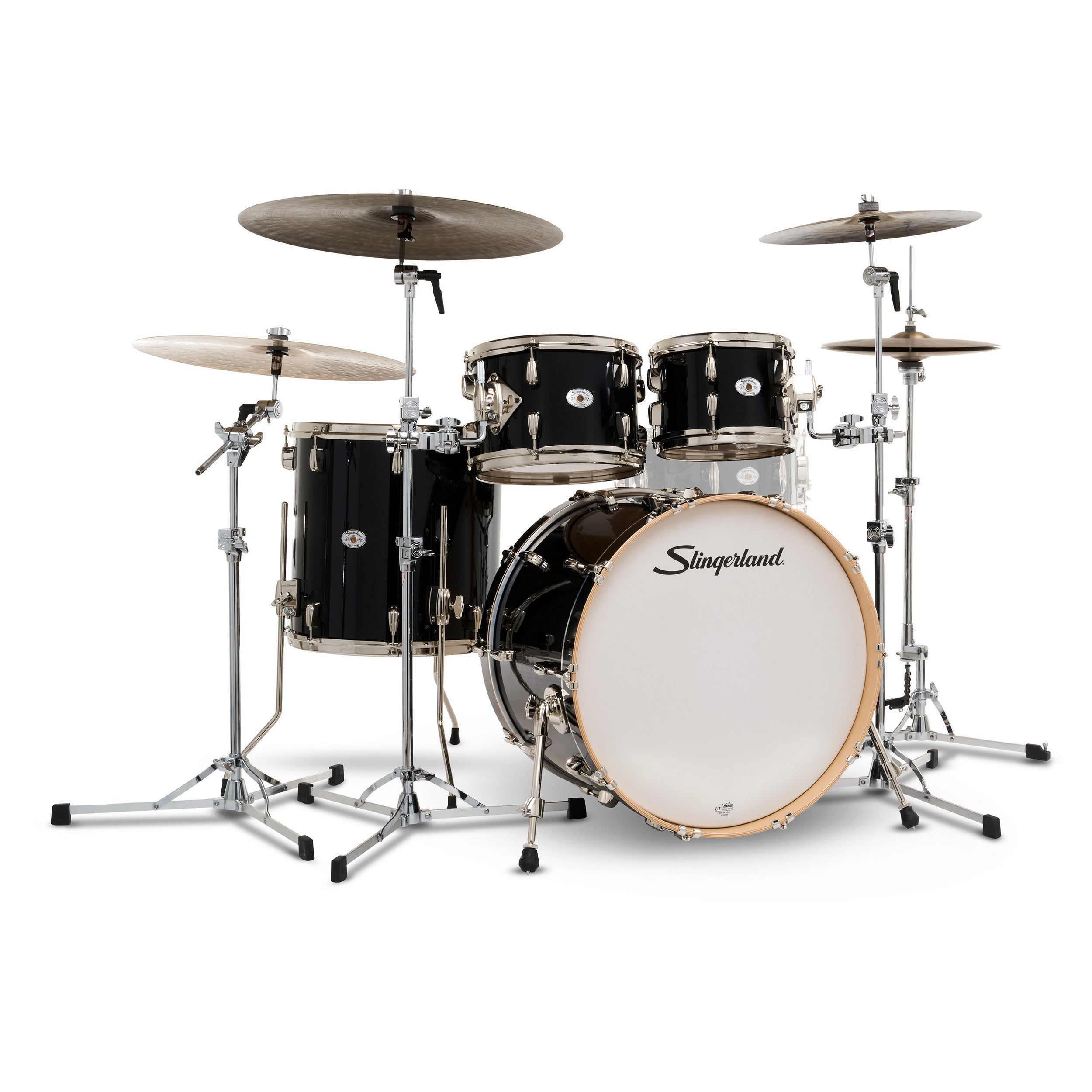 Slingerland 4-Piece Studio King Drum Kit - Del Norte Black – Chuck