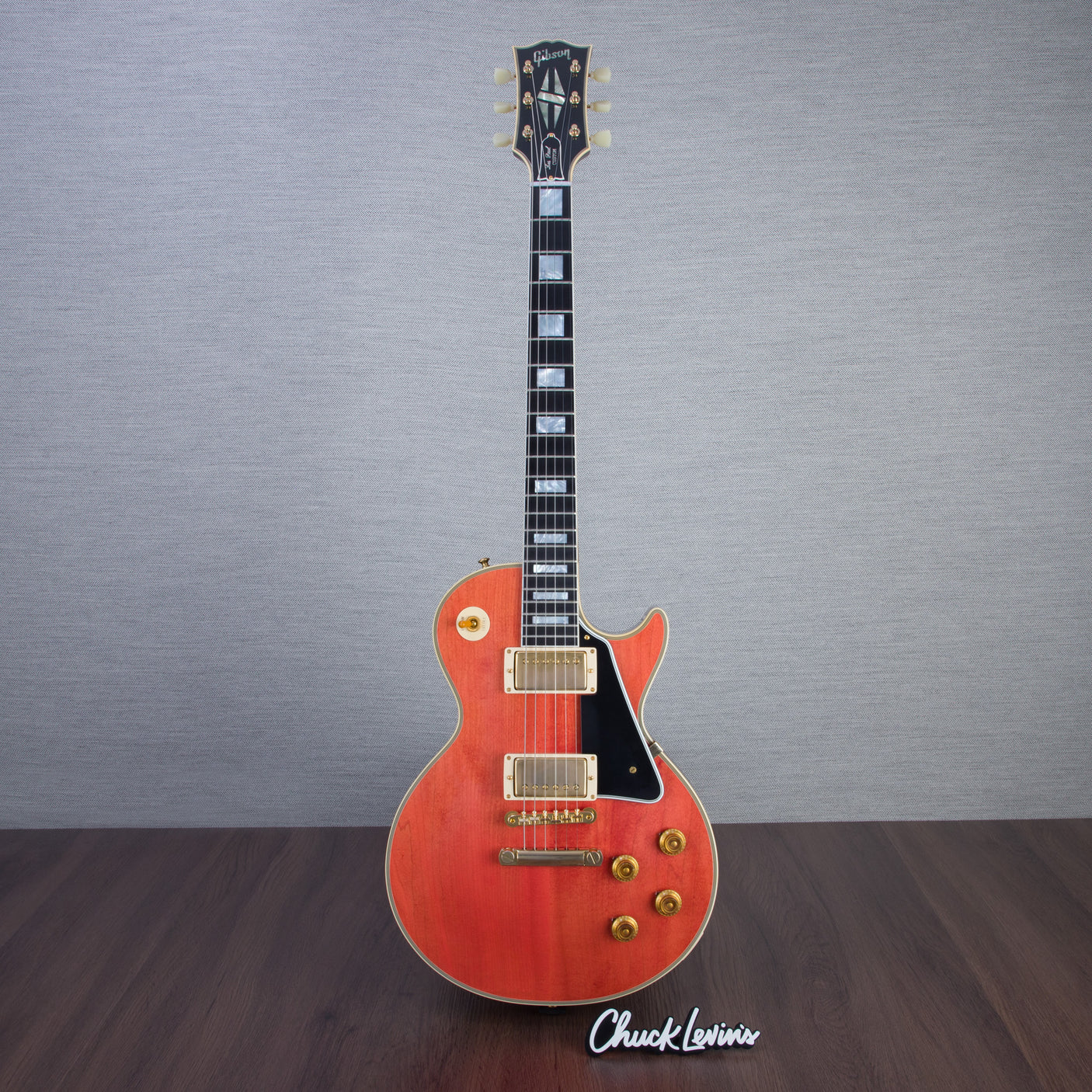 Gibson Custom Shop Murphy Lab 1957 Les Paul Custom Reissue, Gold Hardware - Watermelon King/Ultra Light Aged - CHUCKSCLUSIVE - #741212