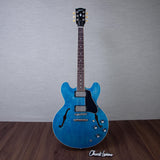 Gibson ES-335 Semi-Hollowbody Electric Guitar - Ocean Blue - #225740120