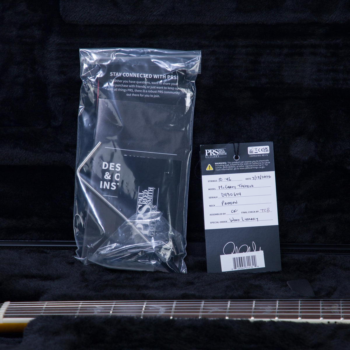 PRS Wood Library McCarty Tremolo With 408 Switching Electric Guitar - Vintage Yellow - #260430604