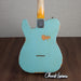 Fender Custom Shop Limited Edition '61 Telecaster Relic Electric Guitar - Aged Daphne Blue Sparkle - #CZ567663 - Display Model