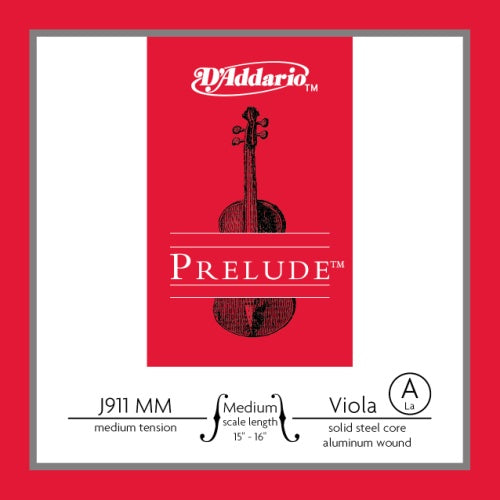D'Addario Prelude Viola Single A String - Medium Scale J911MM