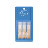 D'Addario RCB03 Royal Filed B-Flat Clarinet Reed 3-Pack - New,1.5