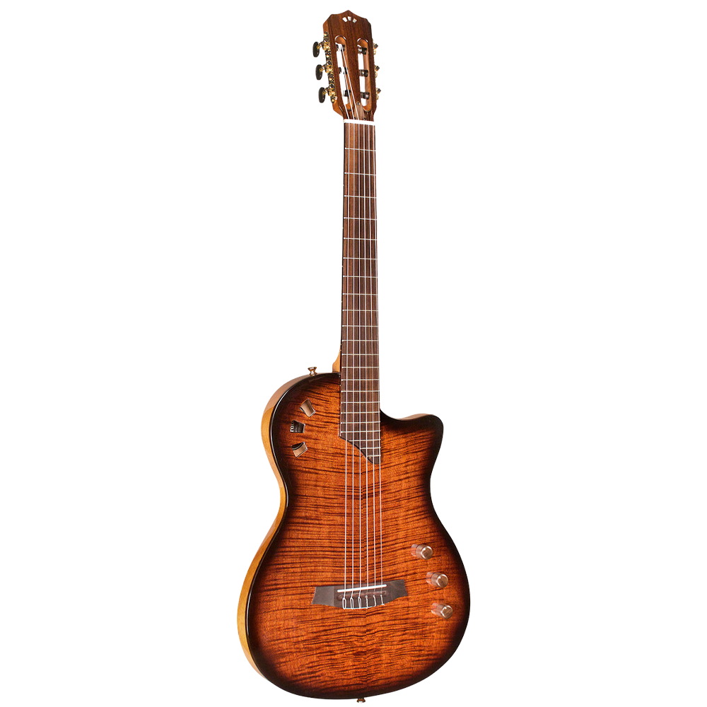 Cordoba Stage Electric Nylon String Guitar - Edge Burst