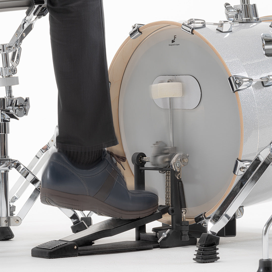 EFNOTE 5 4-Piece Electronic Drum Kit With Cymbal Pads - White Sparkle