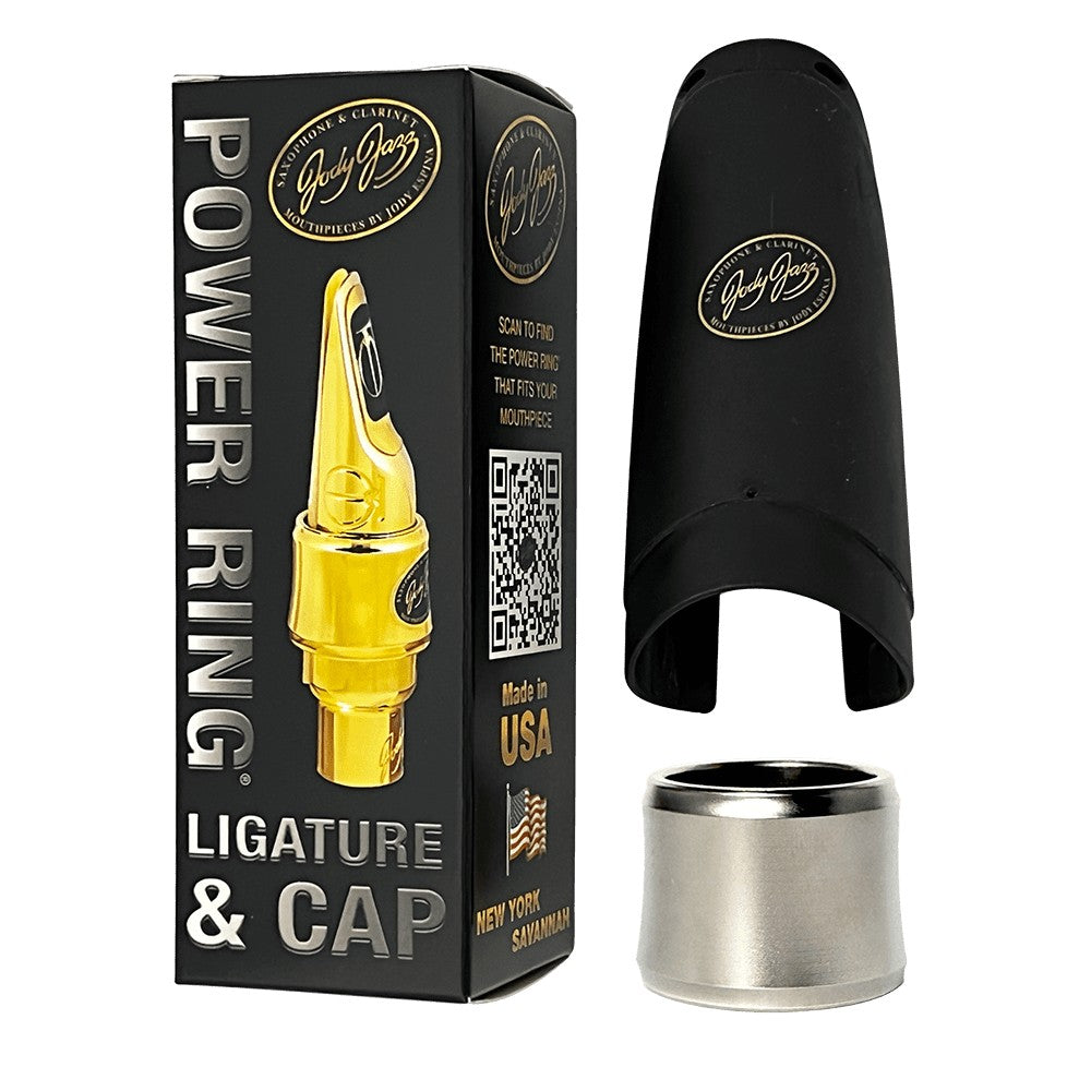 JodyJazz POWER RING Ligature MT1PM Tenor Sax - Palladium