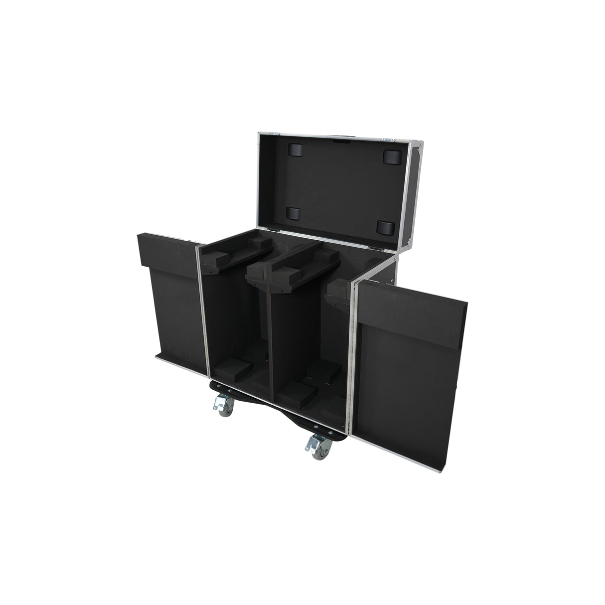 ProX XS-MH30WASHX2W for Two Moving Head Fixtures ATA Flight Style Road Case with Casters