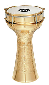 Meinl HE-214 Copper Darbuka Brass-Plated Hand-Engraved 7 1/2" X 14 3/4"