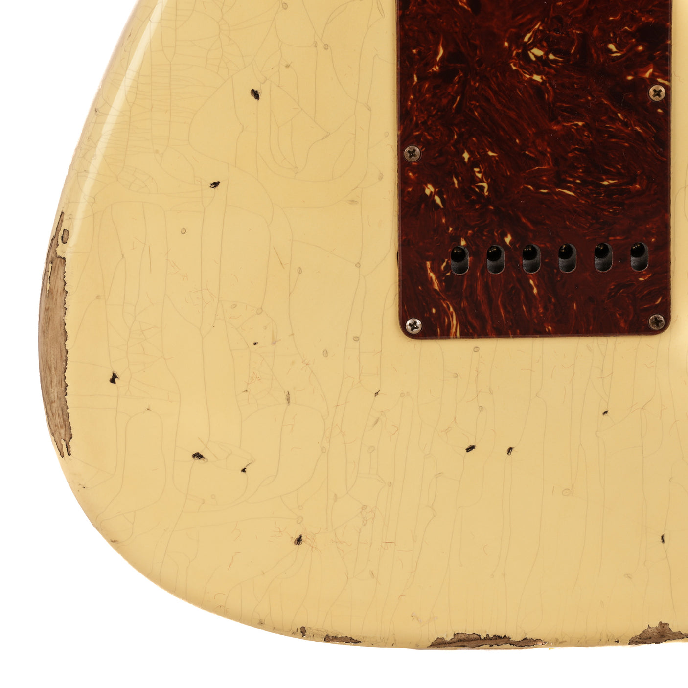 Fender Custom Shop 1956 Stratocaster Heavy Relic Guitar - Aged Vintage White - CHUCKSCLUSIVE - #R117529