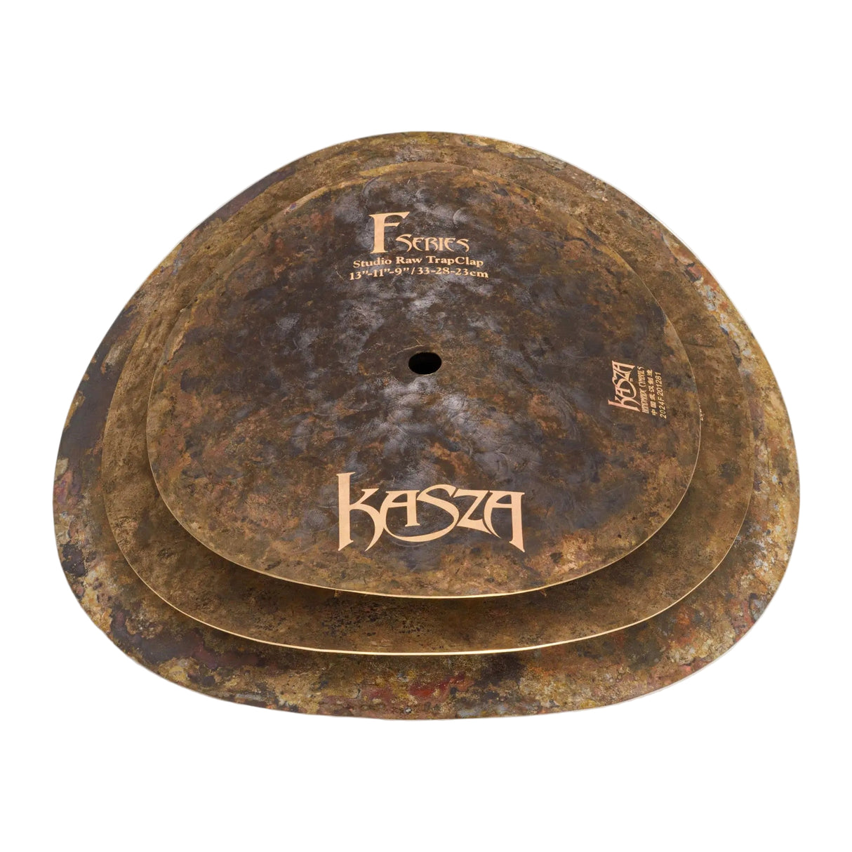 Kasza TrapClap 3-Cymbal Stack - Preorder