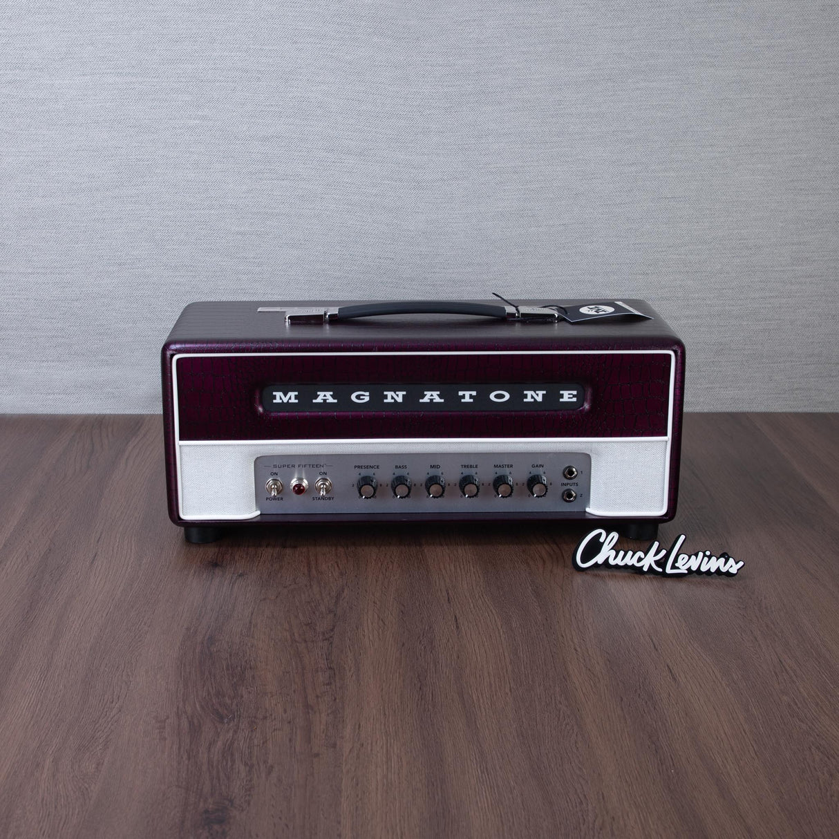 Magnatone Super Fifteen 15-Watt Tube Guitar Amplfier Head - Purple