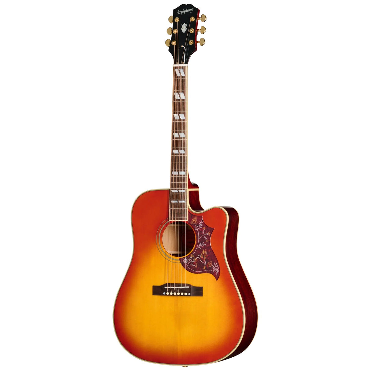 Epiphone Hummingbird Standard EC Acoustic-Electric Guitar - Cherry Sunburst