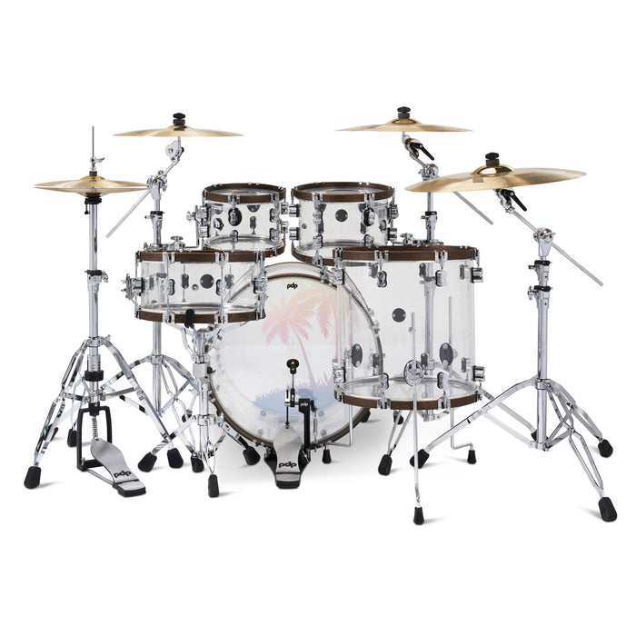 PDP 25th Anniversary 4-Piece Drum Kit - Clear Acrylic