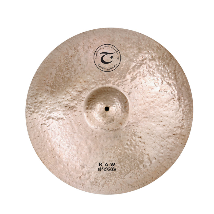 Turkish Cymbals 19-Inch Raw Brilliant Crash Cymbal