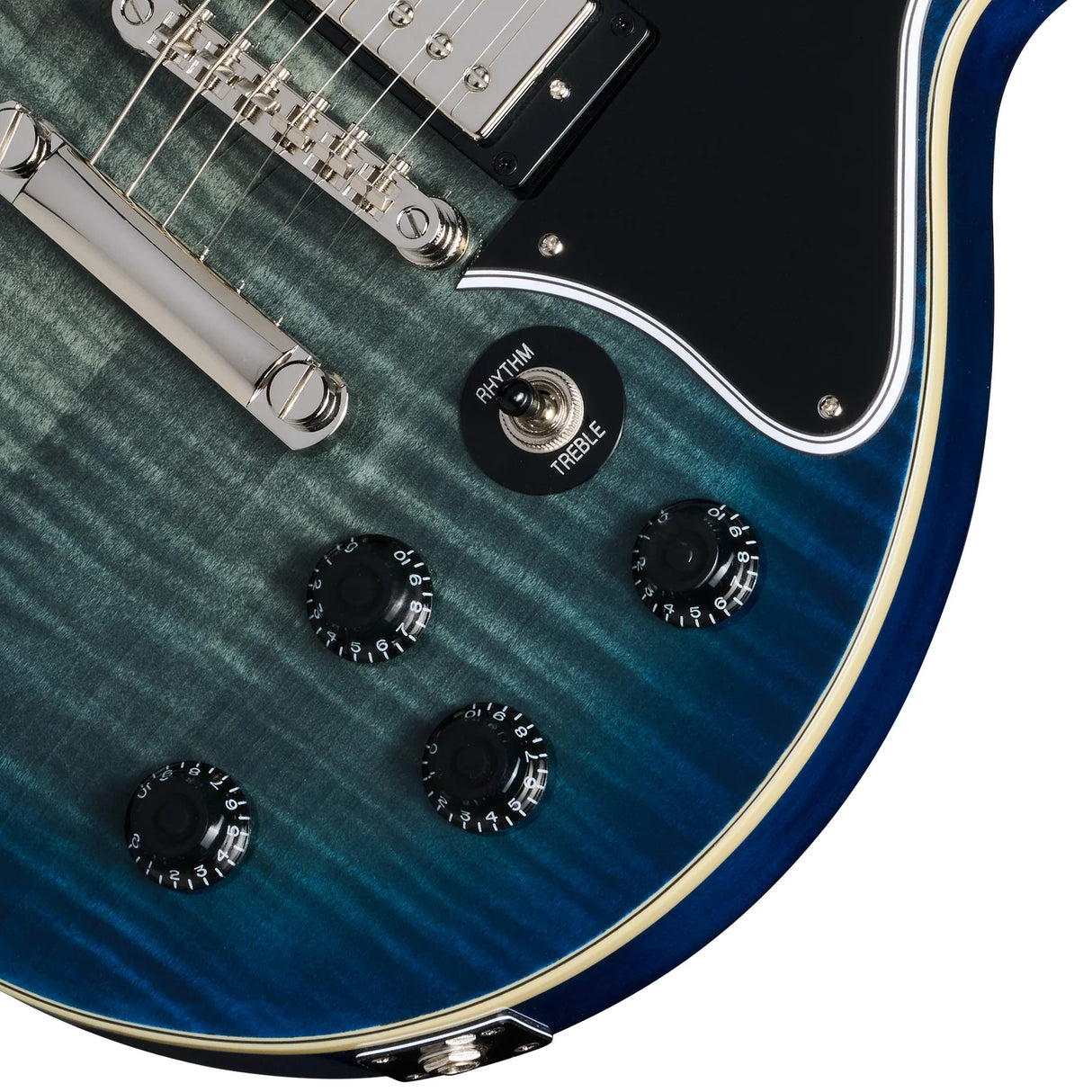 Epiphone Les Paul Special Double Cut Figured Electric Guitar - Ocean Water