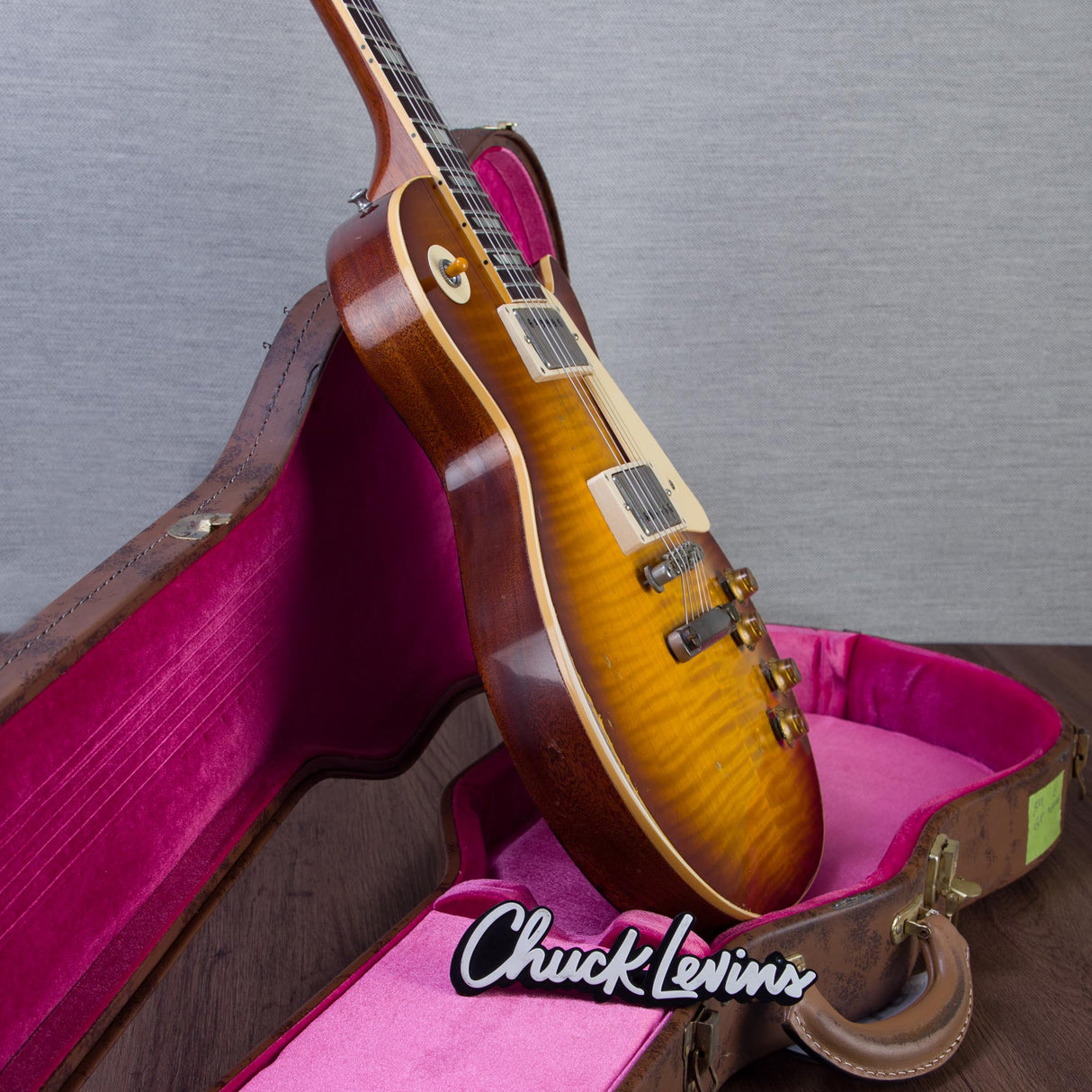 Gibson Custom Shop Murphy Lab 1959 Les Paul Standard Reissue Electric Guitar - Heavy Aged Golden Poppy Burst - #961095