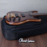 Ken Smith Tiger Elite Series BT-5TNVE Black Tiger 5-String Electric Bass Guitar - Burst - #5TNVE7074WB26