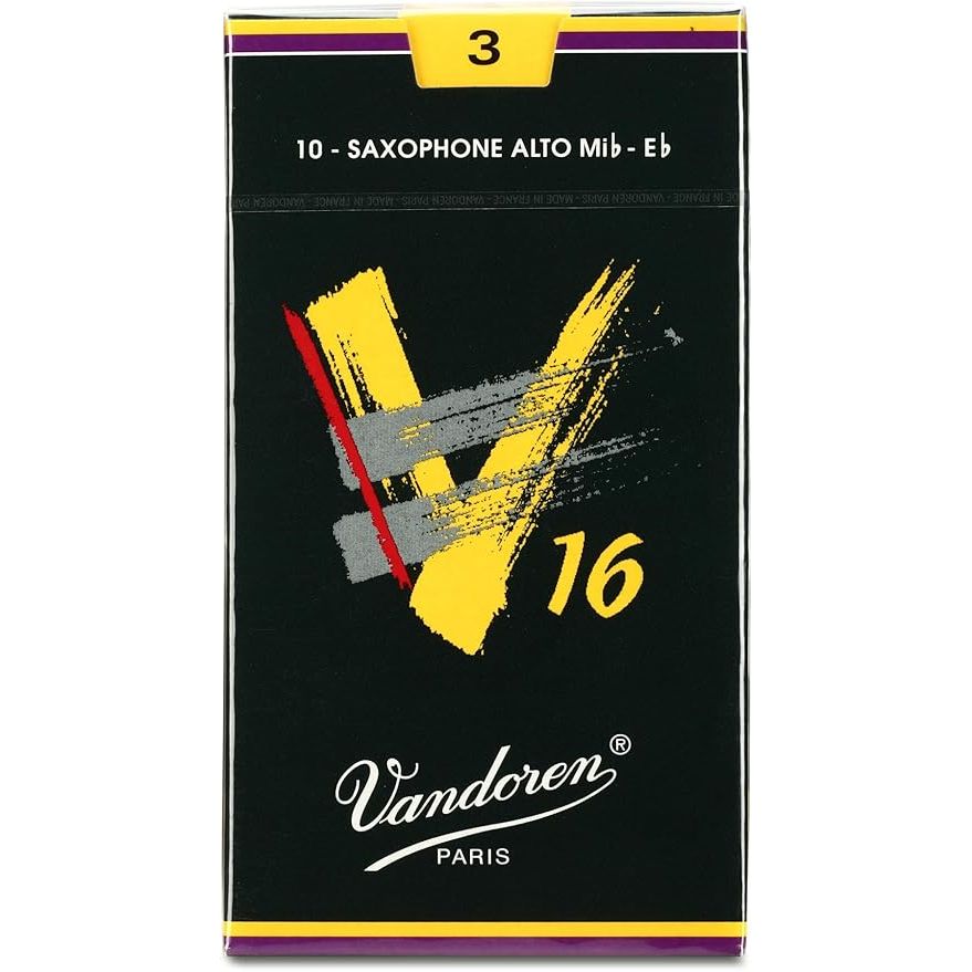 Vandoren V16 10-Pack Alto Saxophone Reeds - 3