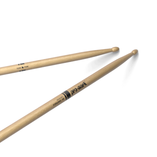 ProMark Classic Forward 5B Hickory Drumstick, Oval Wood Tip, 4-Pack