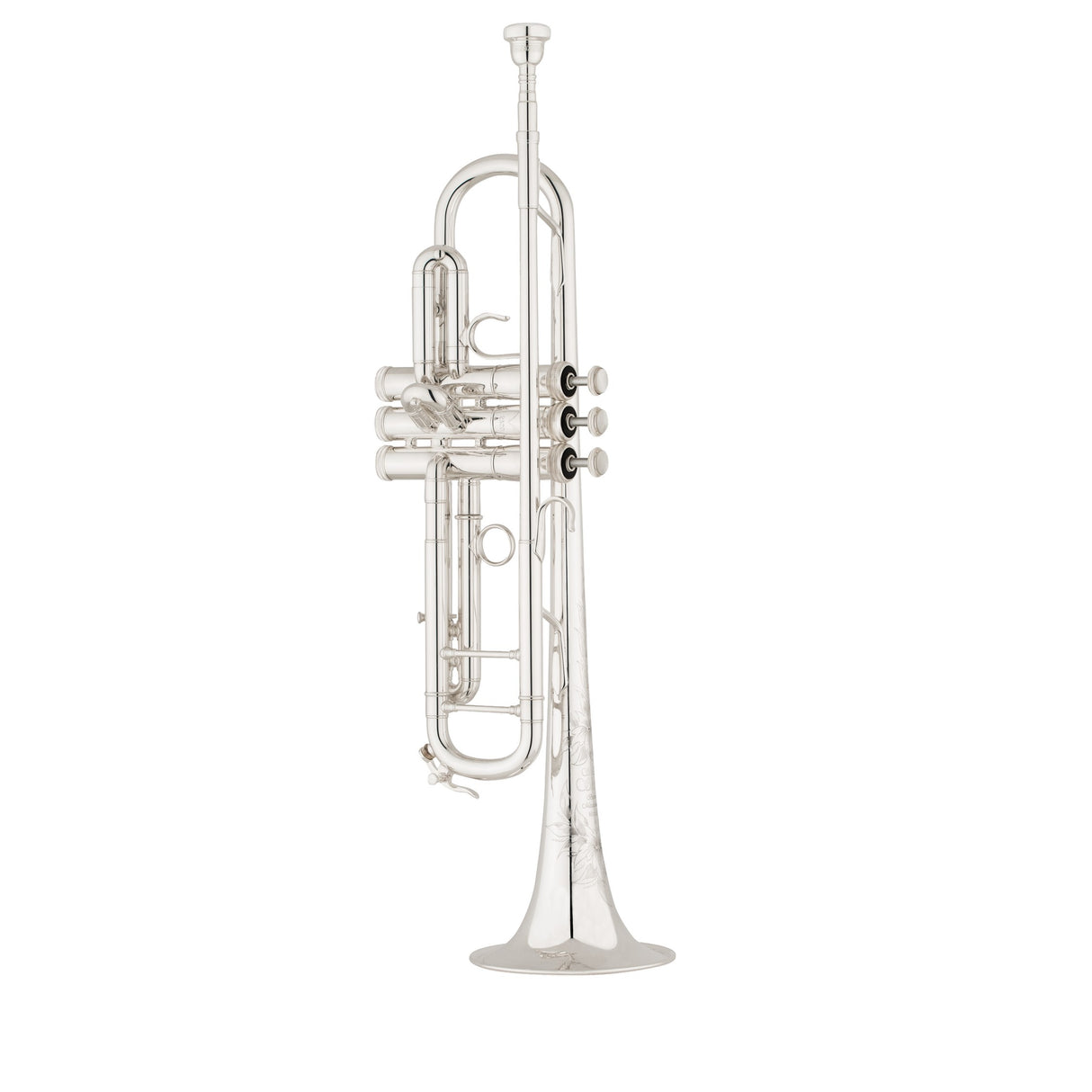 S.E. Shires TRA Model A Custom Series Professional Bb Trumpet - Silver Plated